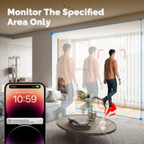 MOESTuya WiFi Indoor Pan/Tilt Smart Security Camera 4MP HD Infrared Night Vision Motion Sound Detection Panoramic Patrol Monitor