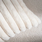 1pc  Plush Decorative Throw Pillow Cover Fuzzy Striped Soft Throw Pillow Covers Cushion Covers for Sofa living room Bedroom