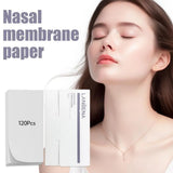 120pcs Blackhead Removal Papers Plant Pore Strips Nose Acne Cleansing Black Dots Peel Off Mud Mask Treatments Skin Care