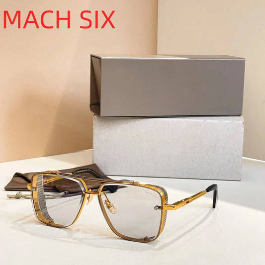 Original Factory DT DTS121 MACH SIX With Brand Box Leisure Retro LIMITED EDITION Driving Anti-Glare Popular Men Women Sunglasses