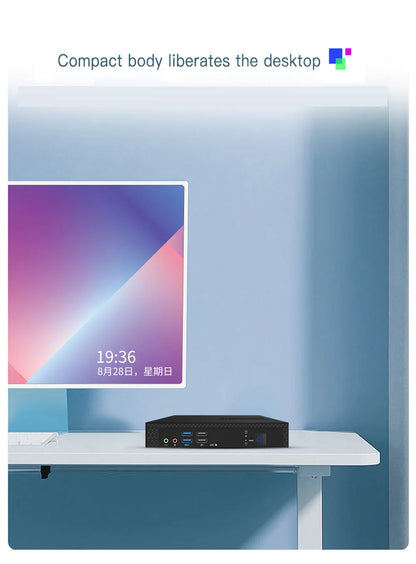 TexHoo Mini PC Computer Intel Core i7 i5 Processador ITX Windows 10 Pro Thin Client Industry COM SSD Bluetooth WIFI Brand New