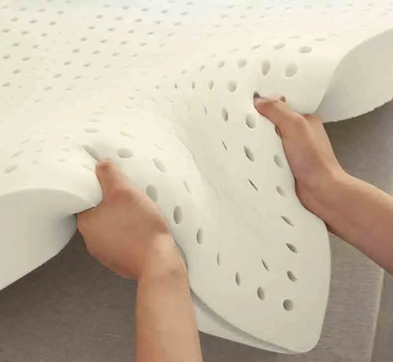 Natural Latex Mattress Topper Natural Rubber Mattress Home Dormitory Soft Cushion Mat Queen Size Medium Firmness Bed Pad Durable