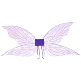 Fantasy Colorful Butterfly Fairy Wings Organza Sparkle Cosplay Wings Handmade Elf Wings Costume for Adult Kid