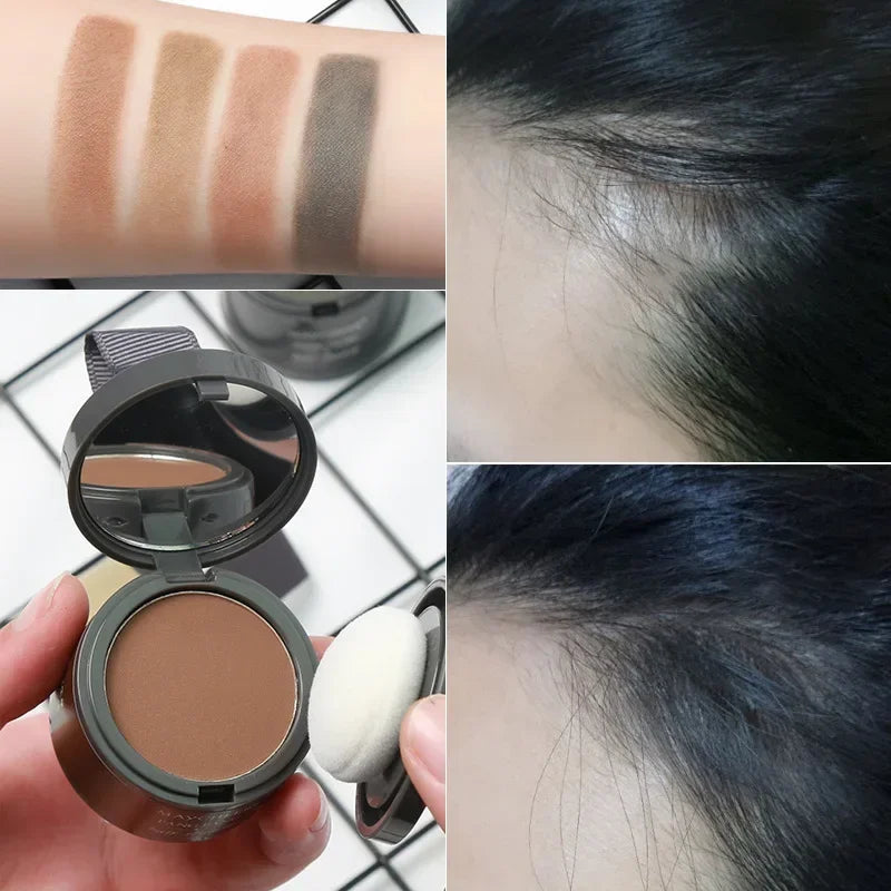 Maycheer linha fina sombra em pó cabelo pó fofo instantaneamente modificado borda do cabelo preenchido testa linha fina