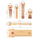 Kit 6pcs Cute Capybara Stationery Set Back To School Material