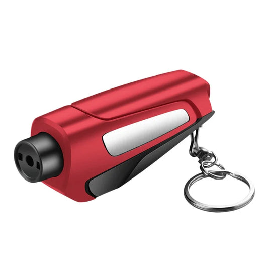 Car Emergency Hammer Alloy Multifunction Emergency Window Glass Breaker Seatbelt Cutter Keychain Self-Rescue Tool