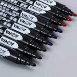 5-50Pcs Waterproof Oil-based Marker Pen Markers Black Blue Red Ink for Glass Metal Stationery Art Drawing Office School Supplies