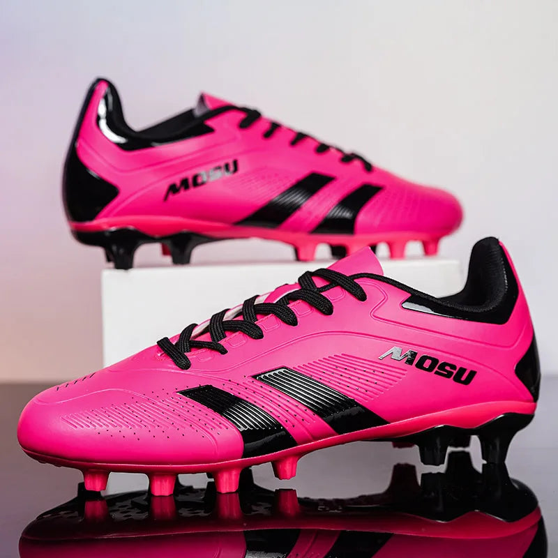 Zapatillas de fútbol para hombre, para exteriores, TF/FG, unisex, para entrenamiento, partido, de alta calidad, ultraligeras, antideslizantes y ligeras.