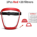 Protector facial transparente para cocina, protección para la cara, antivaho, a prueba de salpicaduras de aceite, para el hogar