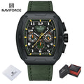 NAVIFORCE Luxury Brand Men Sports Watch Quartz 24 Hours Chronograph Waterproof Male Wristwatches Date Display Clock Reloj Hombre