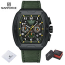 NAVIFORCE Luxury Brand Men Sports Watch Quartz 24 Hours Chronograph Waterproof Male Wristwatches Date Display Clock Reloj Hombre