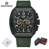 NAVIFORCE Luxury Brand Men's Sports Watch Quartz 24-Hour Chronograph Waterproof Male Wristwatches Date Display Clock Reloj Hombre