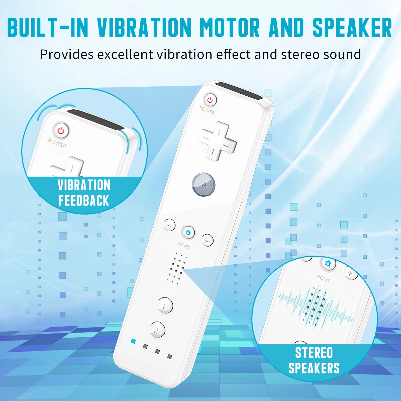 Controllers for Nintendo Wii/Wii U Left/Right 2in1 Motion Plus Controller Wireless Remote Control Gamepad Video Game Accessories