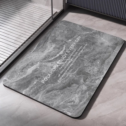 Diatomaceous Earth Bath Mat Bathroom Rug Absorbent Non-slip Floor Foot Mats Quick Dry Shower Carpet Toilet Pad Doormat Washable