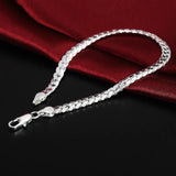 Fine 925 sterling silver Chain Stars Bracelets for women Charms fashion designer party Jewelry Holiday Wedding Gifts 