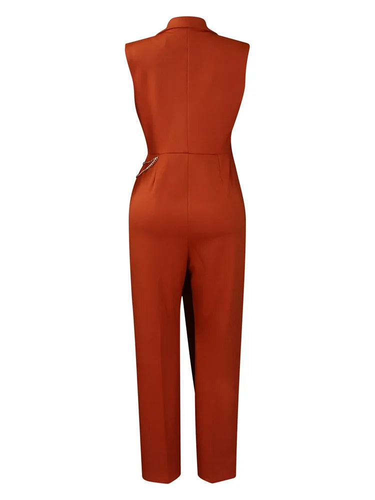 Monos Wmstar para mujer, conjuntos de una pieza sin mangas, lisos, para oficina, de verano, sexys, venta al por mayor, envío directo
