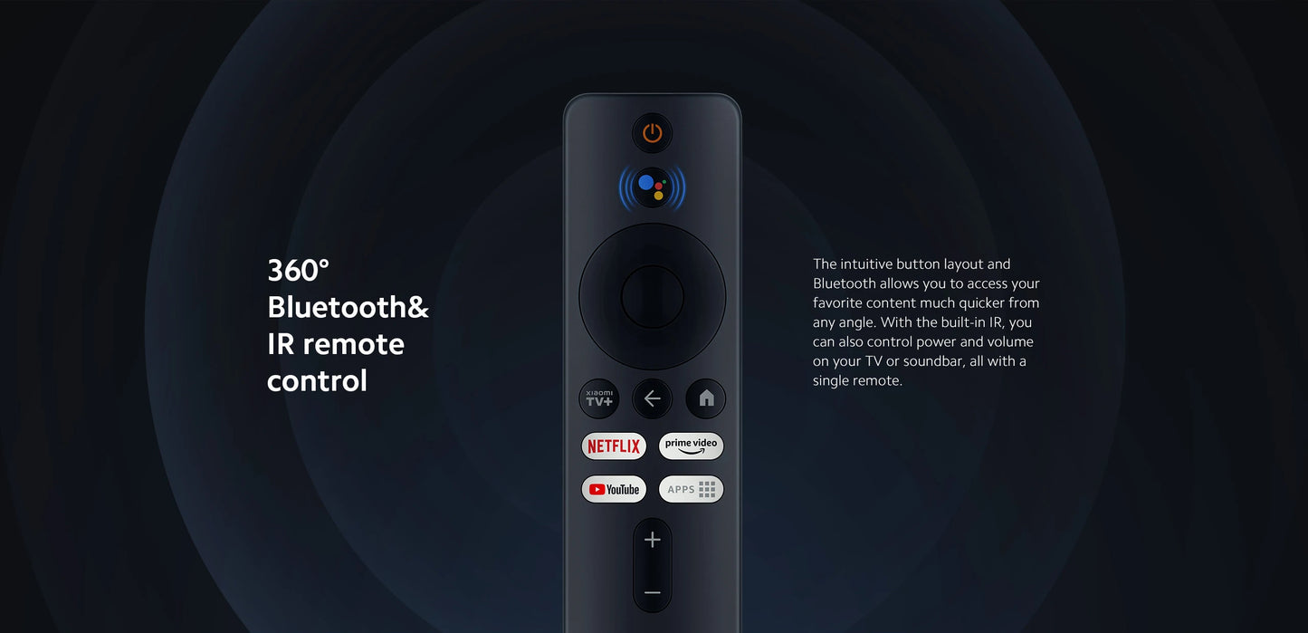 Original Global Version Xiaomi TV Box S 2nd Gen 4K Ultra HD 2G 8G WiFi BT5.2 Google TV Cast Netflix Smart TV Box Media Player