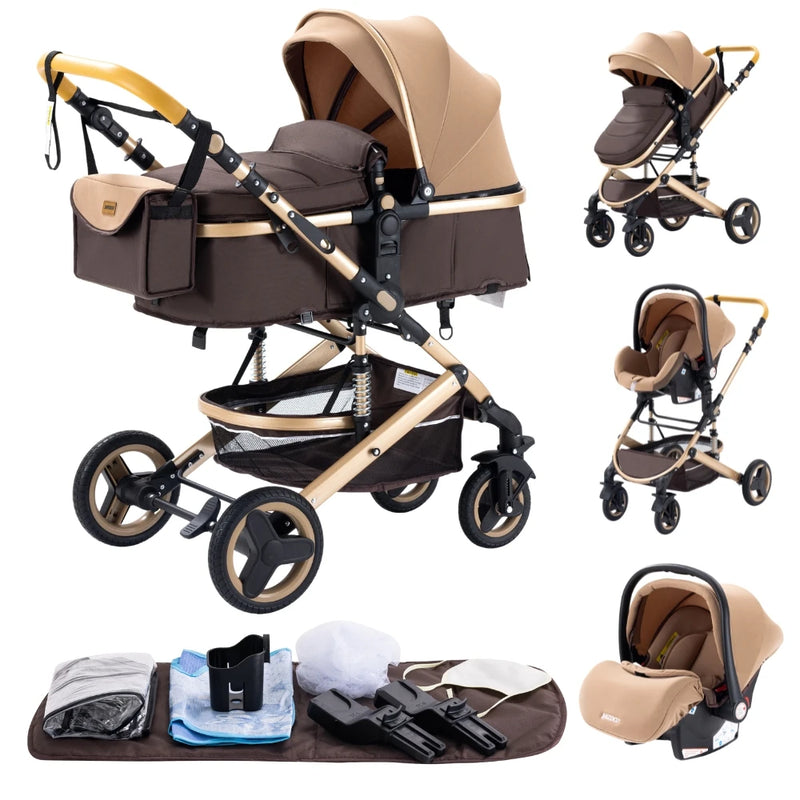 Baby stroller 3 in1,four wheel stroller,2 in 1 baby car,Lightweight strollers,Mutifunction Strollers,baby carriage,Poussette