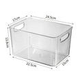 Transparent Refrigerator Storage Box Vegetable Fruit Organizer Fridge Clear Container for Kitchen Food Drinks Storage