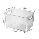 Transparent Refrigerator Storage Box Vegetable Fruit Organizer Fridge Clear Container for Kitchen Food Drinks Storage