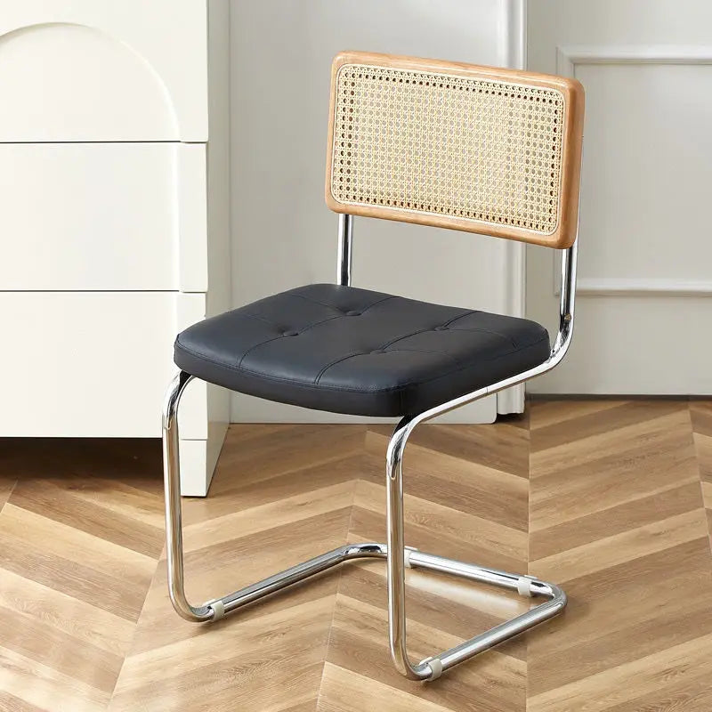 Mid-Century Modern Dining Chairs with Metal Frame, Multiple Styles Leisure chair for Kitchen, Living Room, Office , Muebles