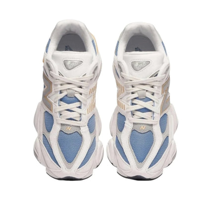 NewBalance NB 9060 Men's and Women's Casual Shoes Fashion Breathable Walking Mesh Flat Shoes Sneakers White Female Footwear