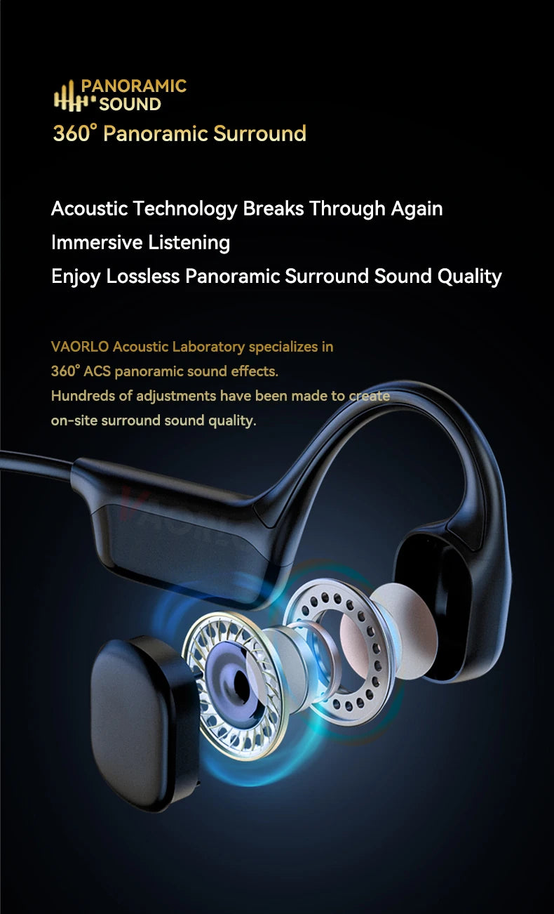 Auriculares S10 Bluetooth 5.4 de conducción ósea auténtica, resistentes al agua IPX8, DT5.0, MP3, memoria integrada de 32 GB, pantalla digital LED para natación.