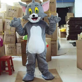 Tom Cat X Jerry Mouse Cartoon Mascot Cosplay Costume Fancy Dress Advertising Carnival Props Customized Halloween Party