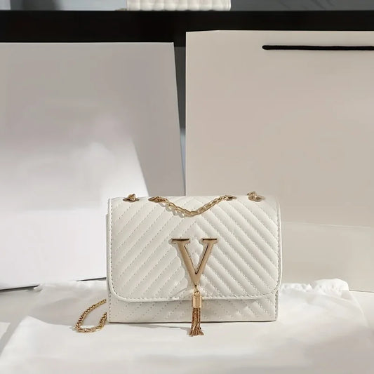 Women's Embroidered Crossbody Bag, Thread Luxury Handbag, Shoulder Bag, Brand Sequined Tassel Clutch, Small Bag and Purse for Party