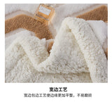 Flannel Warmth Autumn Winter Blanket Keep Warm Comfortable Jacquard King Size Blankets Skin Friendly Geometric Nap Comforter
