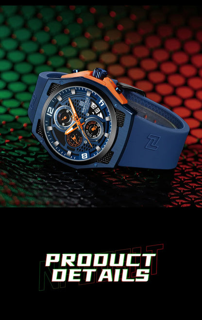 NAVIFORCE High Quality Luxury Original Men Watch Silicone Strap Waterproof Male Quartz Wrist watch Sport Clock Relogio Masculino