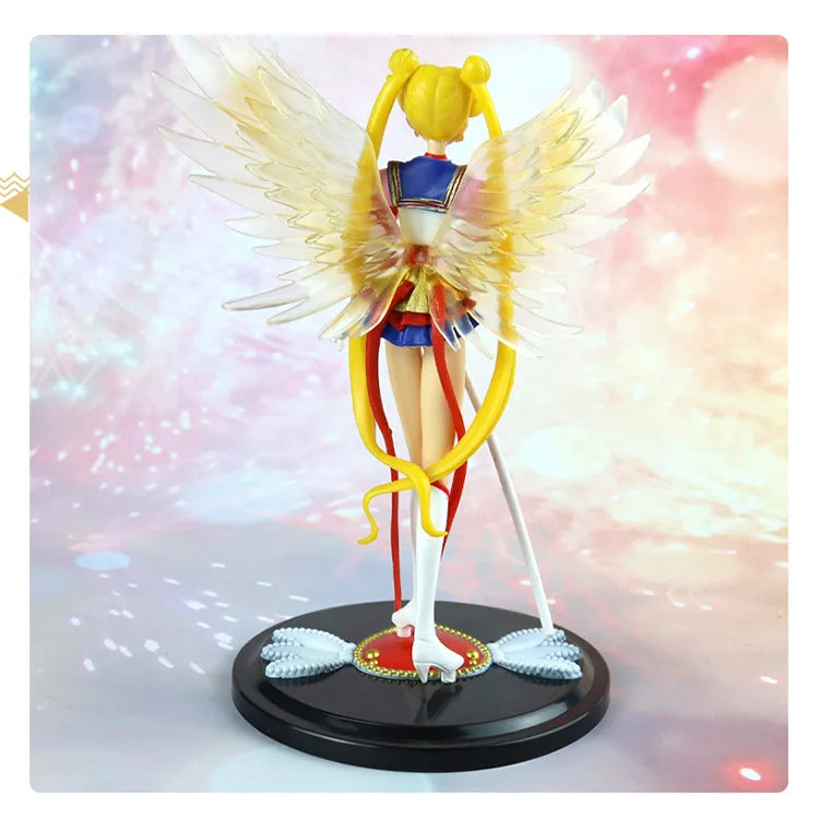 16CM Anime Sailor Moon Usagi Tsukino Figure PVC Cake Ornaments Doll Collection Toys Usagi Tsukino Action Figurine