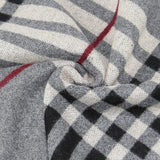 Classic Plaid Men Scarves Winter Warm Cashmere Soft Scarf For Men Casual Business Neckerchief Black Gray Silk Scarves 30*180cm