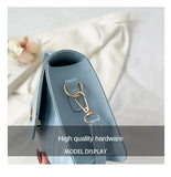 PU Versatile and Fashionable Portable Small Square Bag Single Shoulder Crossbody Bag Luxury Designer Handbag Women's Bags