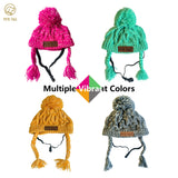 Winter Soft Dog Hats, Warm Pet Dog Knitted Hat, Windproof Knitting Dog Hat