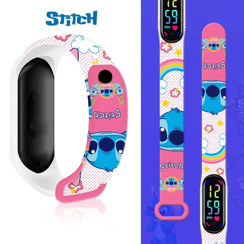 Pokemon Pikachu Dragon Ball Z Sport Casual Watches Led Silicone Watch Color Lovely Digital Children Wristwatch Clock Gift Toys