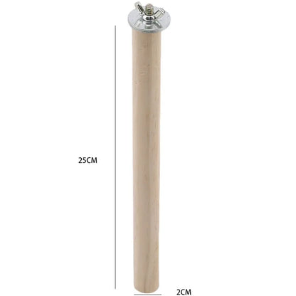 10/14/20//25cm Parrot Pet Raw Wood Hanging Stand Rack Toy Parakeet Hamster Branch Perches Bird Cage Accessories