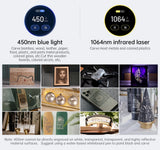 LASERPECKER 4 LP4 Laser Engraving Machine for All Materials Dual Light Laser Engraver Portable for Metal Wood Plastic Carving