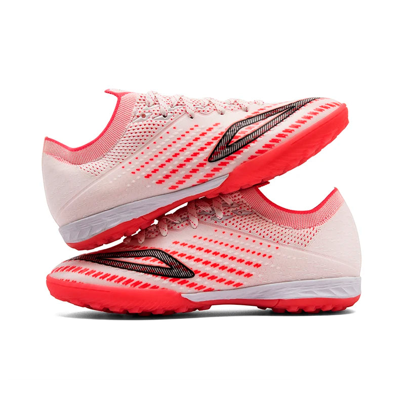 Gran oferta de botas de fútbol con clavos largos para exteriores, de alta calidad, unisex, cómodas y antideslizantes.