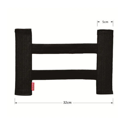 Car Back Rear Trunk Elastic Mesh Fixed Straps Car Interior Organizer Extinguisher Storage Net Seat Back Fixing Bag Car Accessory