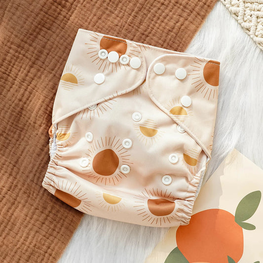1pcs Baby Diapering Waterproof Reusable Adjustable Eco-Friendly 100% Polyester Baby Cloth Diapers