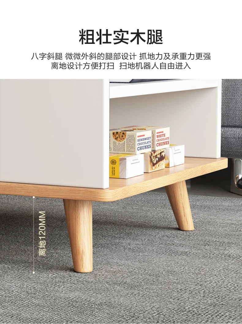 Lift Up Storage Coffee Table Trau White High Modern Nordic Coffee Table Minimalist Apartment Couchtisch Home Furniture