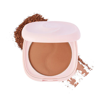 Bronzer controle duradouro óleo pressionado configuração pó fosco à prova dwaterproof água solto translúcido nu pó facial maquiagem coreana cosméticos