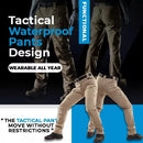 Tactical Waterproof Pants SWAT Combat Army Trousers Many Pockets Waterproof Wear Resistant Casual Cargo Pants Men 2022