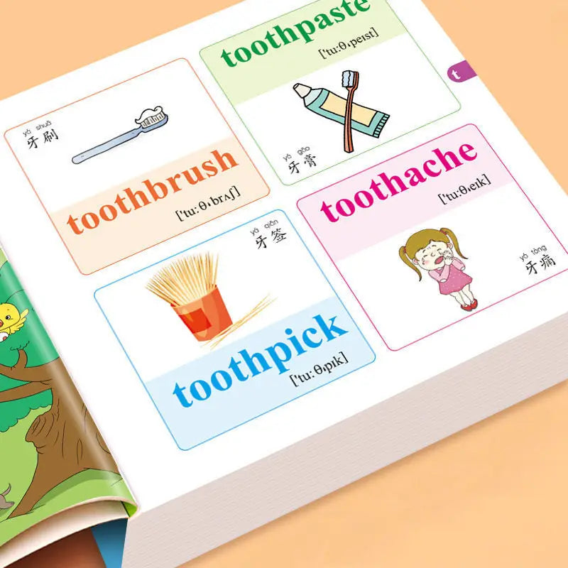 Children's English Words for Daily Life, Oral English Conversation, Vocabulary, Beginner's Book, Children's English