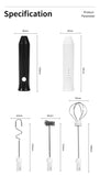 Electric Coffee Milk Foaming Mixer Coffee Creamer Whisk Handheld Egg Beater Froth Mixer Kitchen Automatic Kitchen Whisk Tools