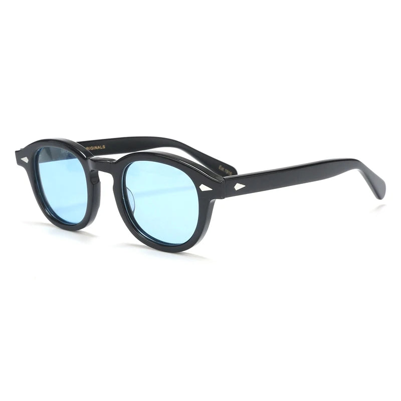 Polarized Sunglasses for Men and Women, UV400 Johnny Depp Lemtosh Style, Retro Acetate Frame, Eyeglasses Eyewear for Men