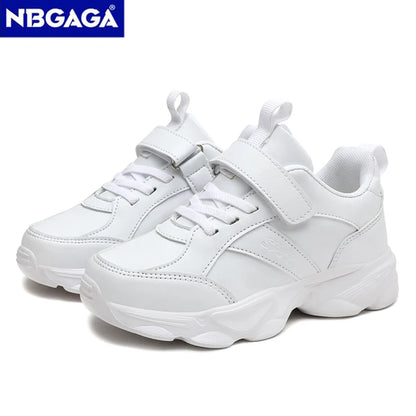 Children's Fashion Sports Shoes Breathable Student Black School Walking Shoes Anti-skid Boys& Girls Casual Running Sneaker