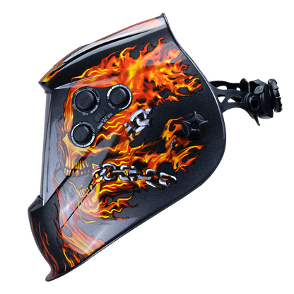 Welding Mask 1/1/1/1 Auto Darkening Welding Helmet 100x97mm Large View TRUE Color 4 Sensors for MIG MAG MMA Welder Machine