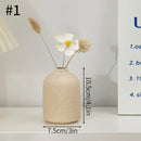 Ceramic Fired Vases,Hydroponic Dried Flower Utensils,Ornaments,Home Living Room Tables,Decorative Vases,Shaped Ceramic Vases